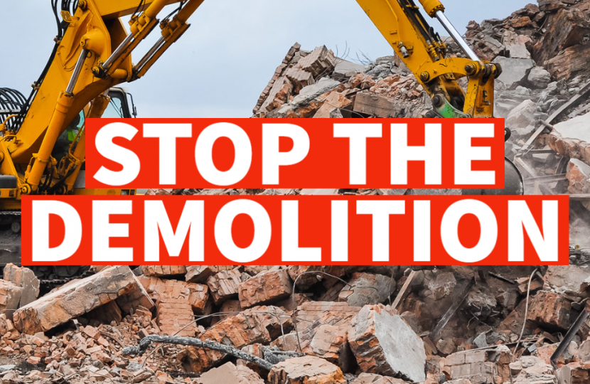 Stop the demolition